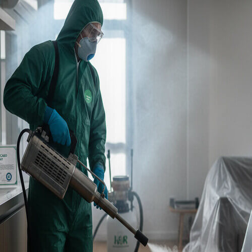 Fumigadores certificados realizan la aplicación utilizando la
técnica apropiada: pulverización